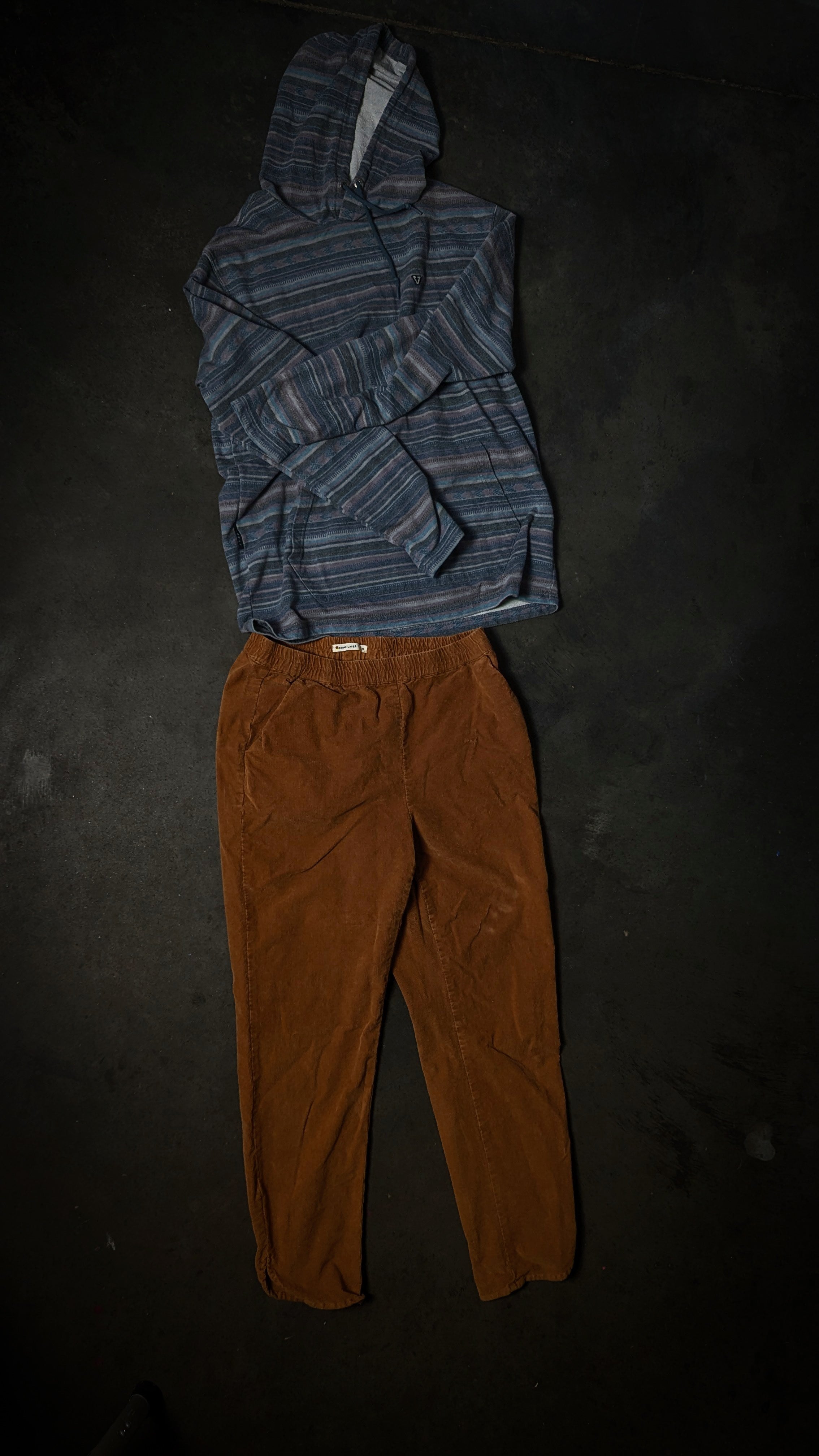 Marine Layer Corduroy W/Vissla Hoody. Surf Set