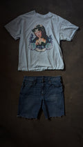 J-Crew Cutoffs W/Golf Graphic Tee