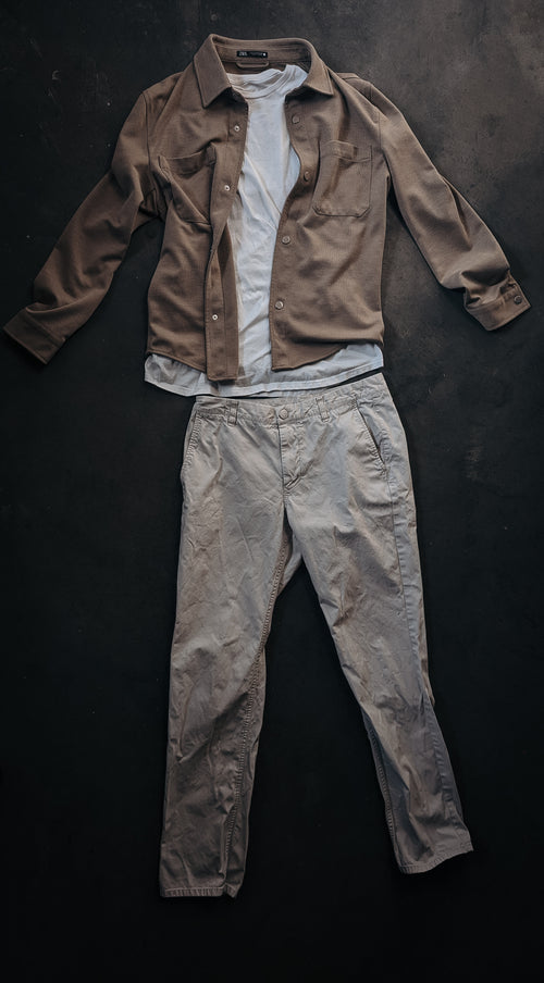Bonobos Chinos W/ Zara Top + Undershirt